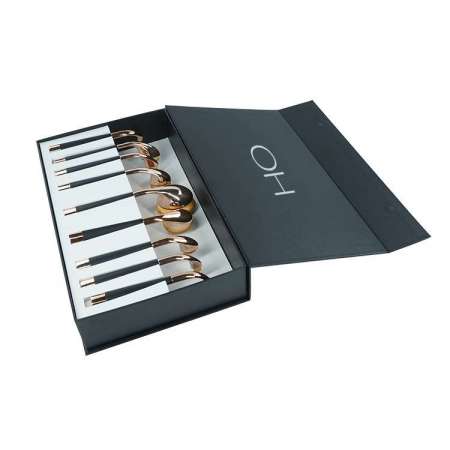 Luxury custom makeup tool makeup brush set gift packaging box with foam insert